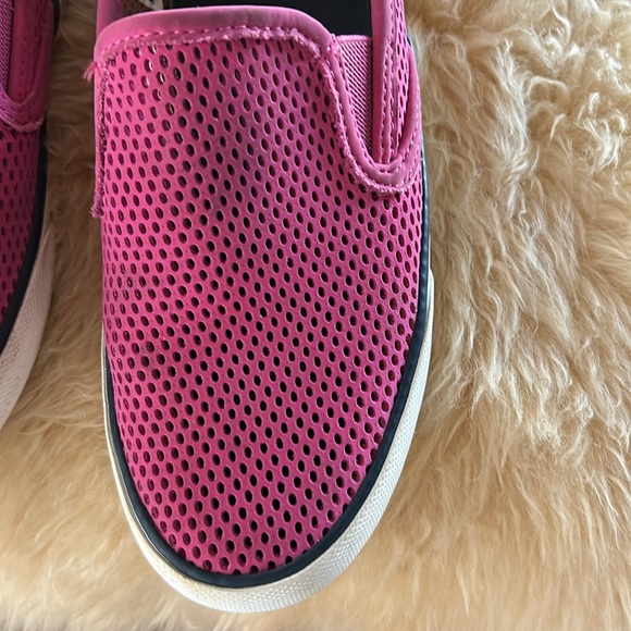 Sperry Pink Leather Perforated leather Slip On Sneakers 8 - Picture 3 of 7